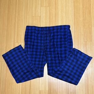 Blue Checkered Men's Pajamas